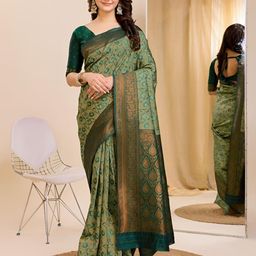 Vastravatika Woven Design Zari Kanjeevaram Saree-picture-23
