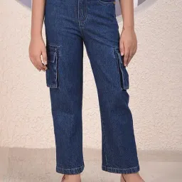 Crimsoune Club Kids Blue Cotton Jeans-image-29