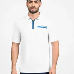 Skechers White Cotton Regular fit Polo-image-11