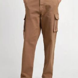 Forever 21 Brown Regular Fit Cargo Jeans-picture-1