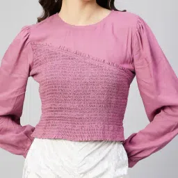Marie Claire Light Purple Top image 5