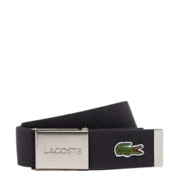 Lacoste Core Black Polyester Textured Waist Belt-picture-14