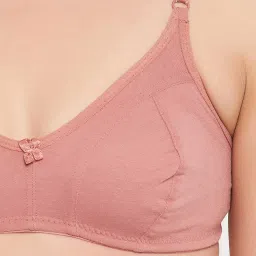 Clovia Mauve Non Padded Bra image 5