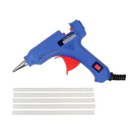 Fadman 20 W Hot Melt Mini Glue Gun with 5 Sticks Standard Temperature Blue 7 mm Stick Dia., FADMANBLUEMINI5ST-picture-18