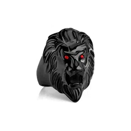 J.S ENTERPRISES Unisex Stainless Steel Lion Head Finger Ring-image-68