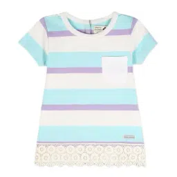 Cherry Crumble By Nitt Hyman Kids Blue & White Striped Top-image-16
