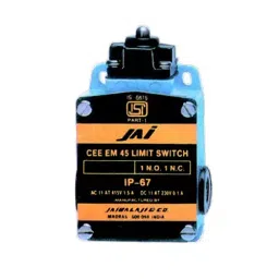 JAIBALAJI Cee EM 45 Series Limit Switch with Push Rod Extended Stroke 1NO + 1NC Contact 10 Amp Continuous current, 45-27-picture-20