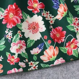 Billion Girls Floral Print V- Neck Flutter Sleeves Fit & Flare Midi Dress image 3