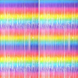 Propsicle Pastel Colour Rainbow Fringe Foil Curtain Decoration Streamer Backdrop Streamers for Party Princess Theme Birthday, Baby Shower, Cradle Decorations - Pack of 2 image 1