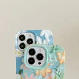 CASE CREATION iPhone 16 Pro Max 3D Trendy Rainbow Flower Back Case image 5
