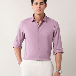 Arrow New York Spread Collar Ultra Slim Fit Twill Formal Shirt-picture-20