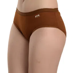 JIL X Pack Of 5 Cotton Hipster Briefs- MY-JILX-PRO-PLAIN-OE-5PC image 3