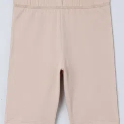 Charm n Cherish Pack Of 2 Solid Solid Shorts - Black & Beige image 3