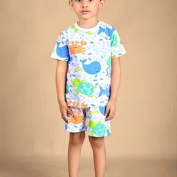 Dear to Dad Boys White Clothing Set-image-93