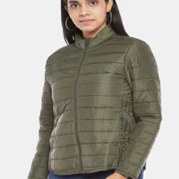 Honey by Pantaloons Green Regular Fit Jacket image 3