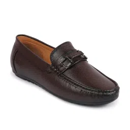 Fausto Men's Brown Formal Loafers image 3