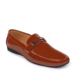Fausto Men's Tan Formal Loafers image 3