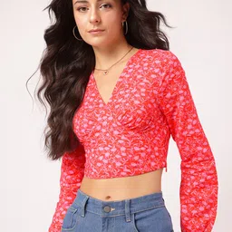 DressBerry Dainty Darling Floral Crop Top image 2