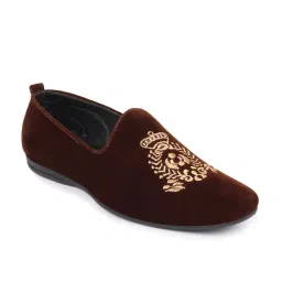 Fausto Men's Brown Casual Loafers image 3