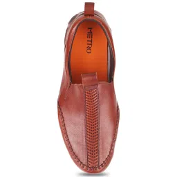 Metro Men's Brown Casual Loafers image 3