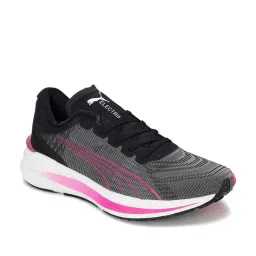 Puma Women's Electrify Nitro Turn Jet Black Running Shoes image 3