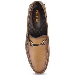 Metro Men's Tan Casual Loafers image 3