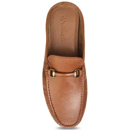 Da Vinchi by Metro Men's Tan Mule Shoes image 3