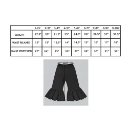 A.T.U.N. Kids White Cotton Printed Ruffle Pants image 4