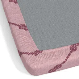 Nautica Fairwater Red & Pink 100% Cotton 160 TC King Bed Size With Pillow Covers image 3