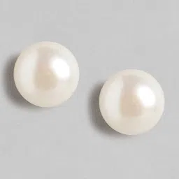 Zavya 92.5 Sterling Silver Pearl Earrings for Women image 3