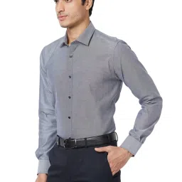 Park Avenue Grey Slim Fit Shirt image 3