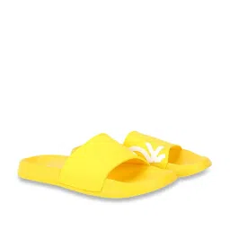 United Colors of Benetton Men's Yellow Slides image 3