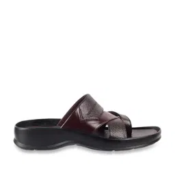 Walkway Men's Maroon Toe Ring Sandals-image-96