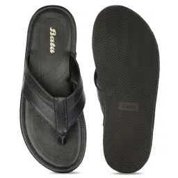 Bata Men's Black Thong Sandals image 3