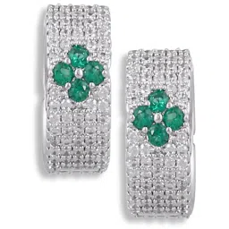 The Real Effect London 800 Sterling Silver Stud Earrings for Women image 3