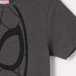 Fame Forever by Lifestyle Kids Charcoal Grey Cotton Printed T-Shirt image 3