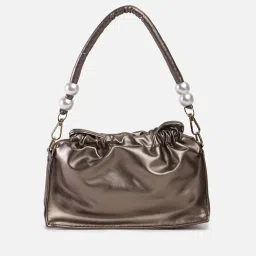 HauteSauce Golden Medium Handheld Handbag image 3