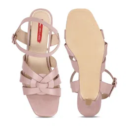 Bata Women's Red Label Pink Ankle Strap Stilettos image 3