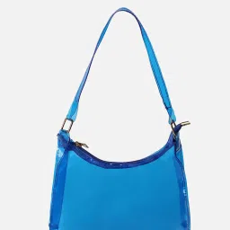 HauteSauce Blue Medium Shoulder Bag image 3