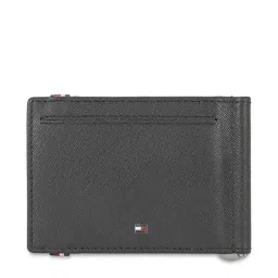 Tommy Hilfiger Harstad Black Formal Leather Money Clip Wallet for Men image 3