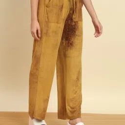 Trend Arrest Brown Cotton Tie - Dye Pants image 3
