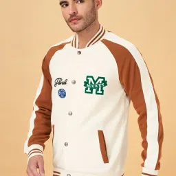 Urban Ranger by Pantaloons Brown Regular Fit Colour Block Sweatshirt image 3