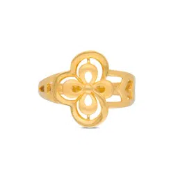 C. Krishniah Chetty Group 22k Ethereal Blossom Gold Ring for Women-picture-12