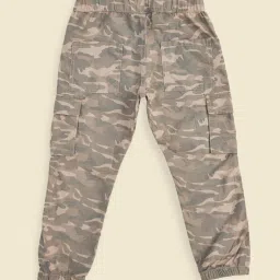 Pantaloons Junior Kids Beige Cotton Printed Joggers image 3