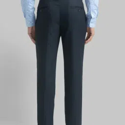 Park Avenue Blue Regular Fit Trousers image 2