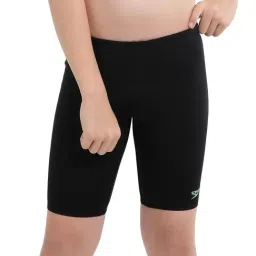 Speedo Kids Black Solid Jammer-image-57