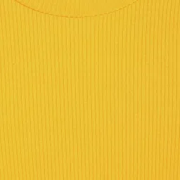 Peter England Kids Yellow Cotton Regular Fit Full Sleeves Top image 3