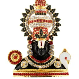 Kulin Metal Metal Lord Tirupati Balaji Idol-image-6
