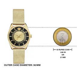 Versace VE8A00424 New V-Circle Analog Watch for Women image 5