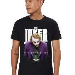 Bewakoof Black Regular Fit Graphic T-Shirt-picture-30